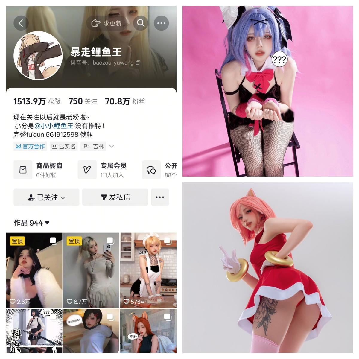 暴走鲤鱼王付费定制COS图集资源合集【幻宇星球收藏版】